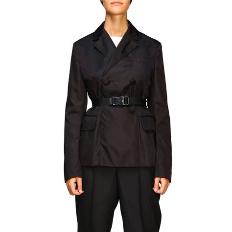 prada lightweight jacket women& 39|prada women's double breasted jackets.